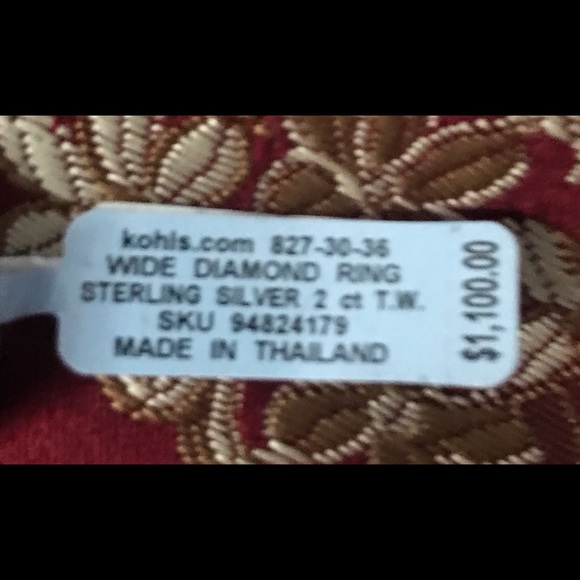 WIDE DIAMOND RING - Picture 4 of 4